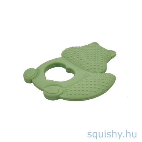 SquishyToy - Rágóka baba fogzásra, világos zöld