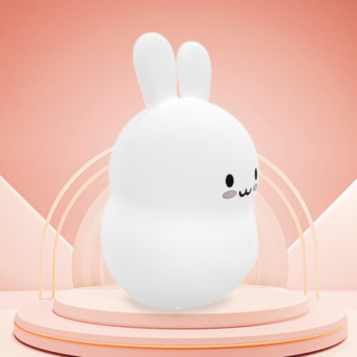SquishyPet® Bunny - Nyuszi forma éjjeli lámpa led fénnyel - design